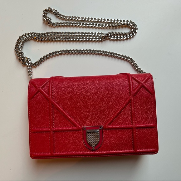 **SOLD** Dior diorama clutch with removabale crossbody strap-SHW - Picture 1 of 9